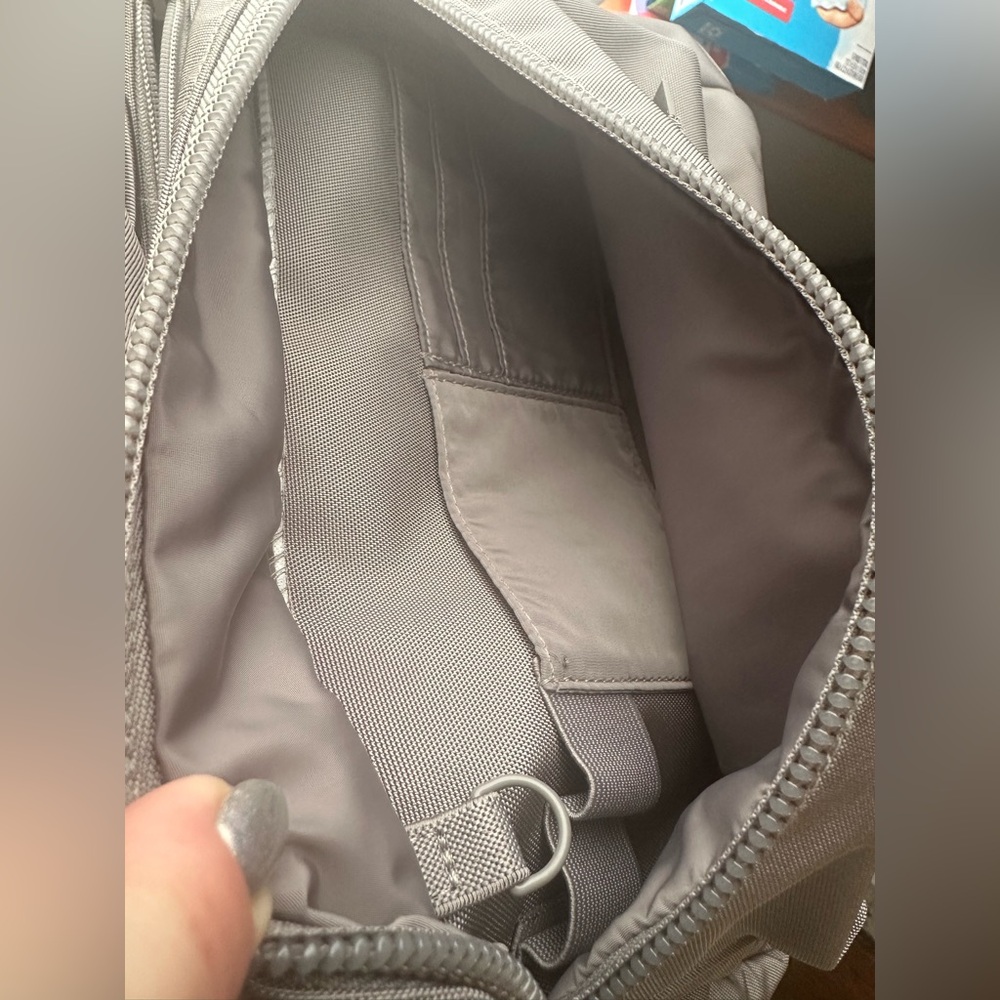 Ash grey Dagne Dover Brooklyn backpack - Picture 8 of 10